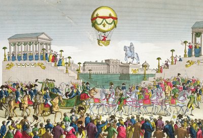 Entry into Paris of Louis XVIII (1755-1824) 4th May 1814 by French School
